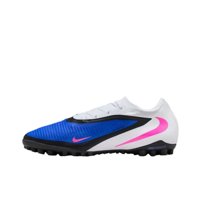 Nike Phantom 6 TF Шипы Искусственный Шипы Отскок Футбольные бутсы Унисекс Гоночный синий