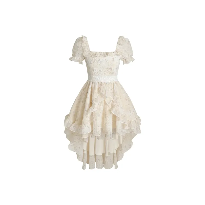 PAVLISOVA Короткое платье с короткими рукавами для женщин