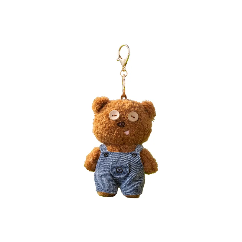 Minions TIM Bear Комбинезоны Деним Кукла Всё Плюшевый Украшение H11,5cm