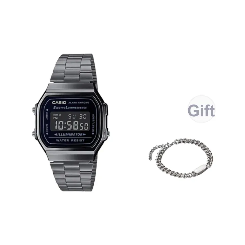 CASIO Кварцевый механизм Часы Мужские Черный циферблат