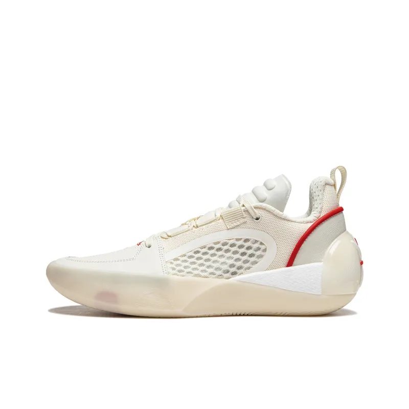 Li NING All City 12 Encore 305 Низкие Баскетбольные Кроссовки Мужские Экрю