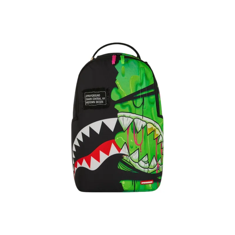 SPRAYGROUND Рюкзак из полиэстерового волокна Унисекс Черный и Зеленый
