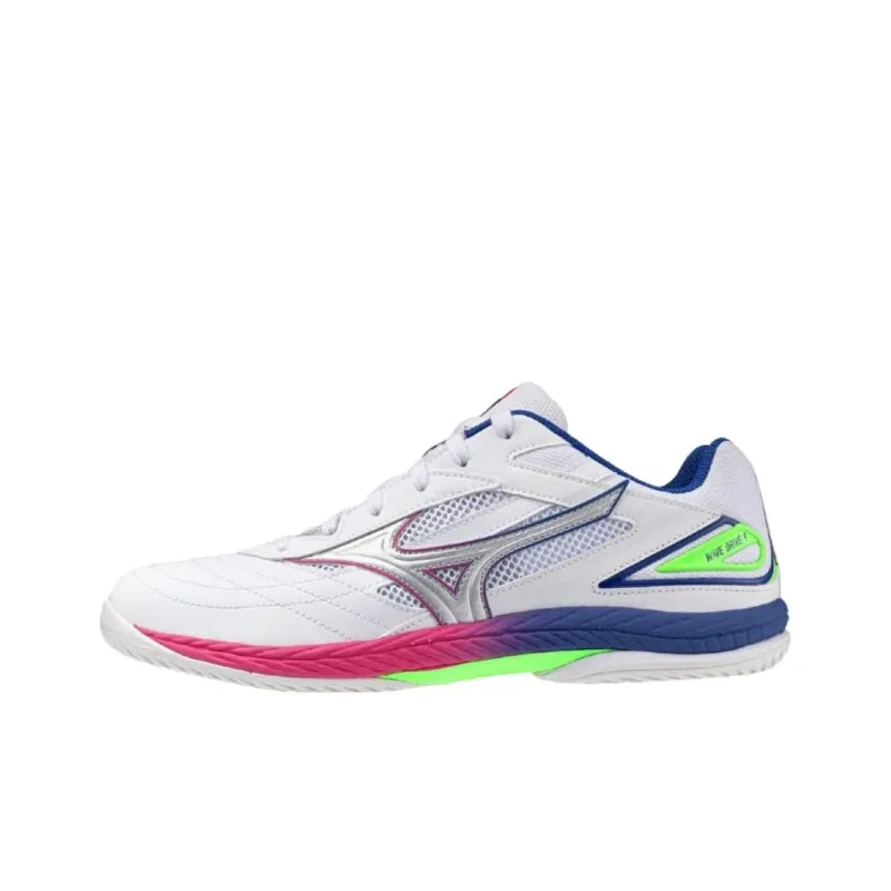 Mizuno WAVE DRIVE 9 Обувь для настольного тенниса Унисекс Белый Серебряный