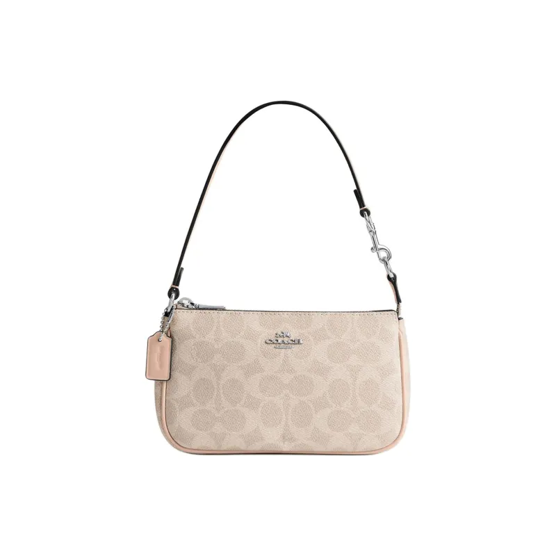 COACH Nolita Искусственная кожа Маленькая сумка через плечо маленькая женская сумка абрикосовый цвет