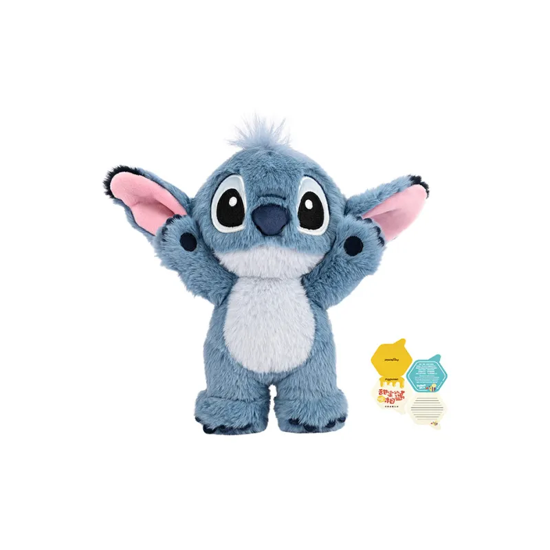 POTDEMIEL X Disney Lilo Stitch Alien Puppy Милый стиль Синий Куклы Подвеска Мягкая игрушка