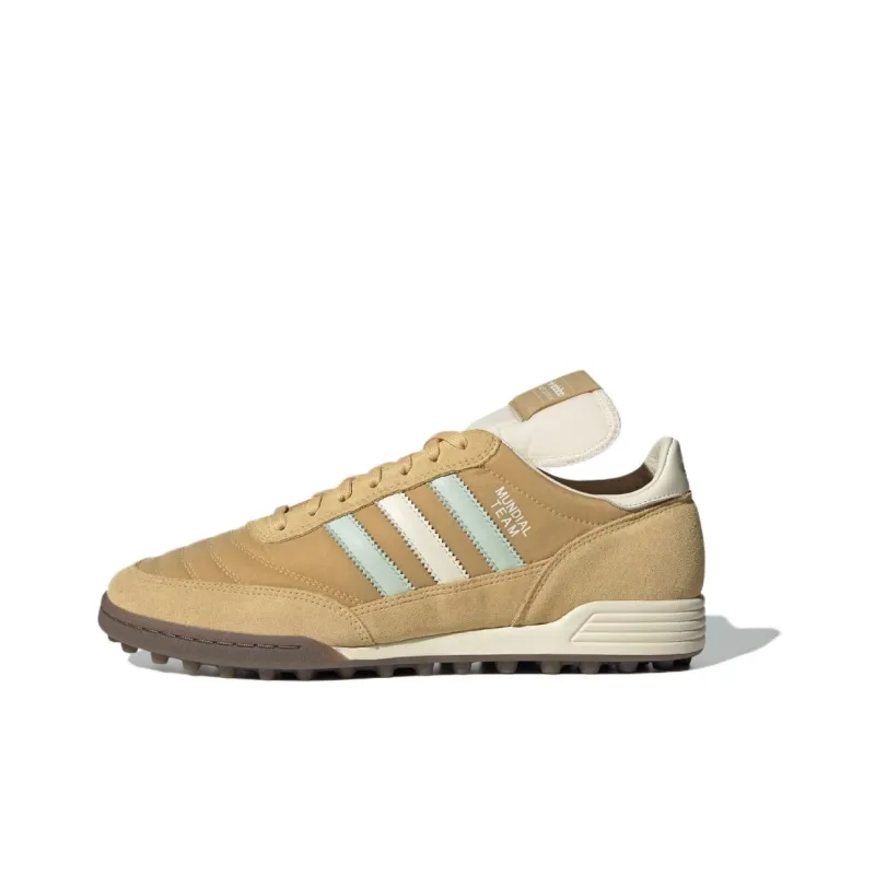 Adidas Originals Mundial Team Удобные и Легкие Бутсы для Футбола с Защитой от Потертостей Унисекс Светло-Коричневые