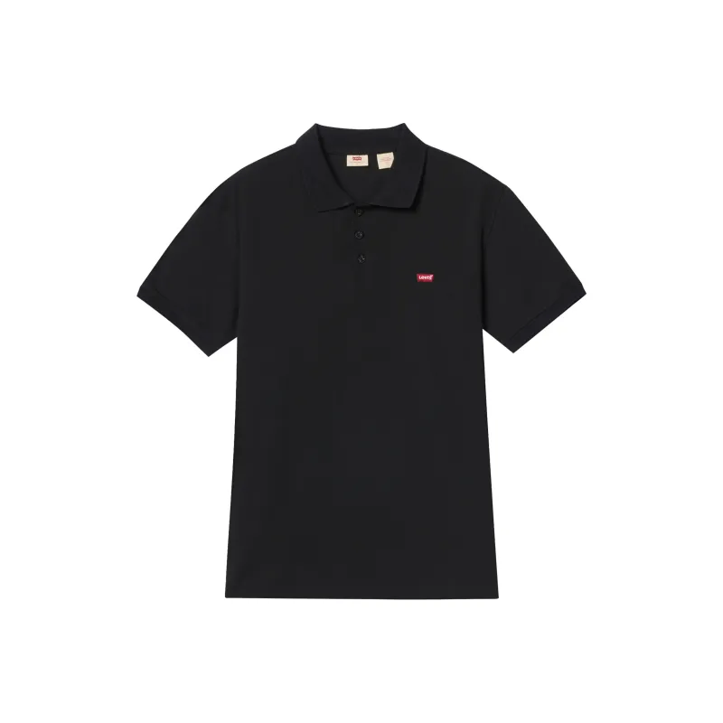 Levis Черное Унисекс Поло