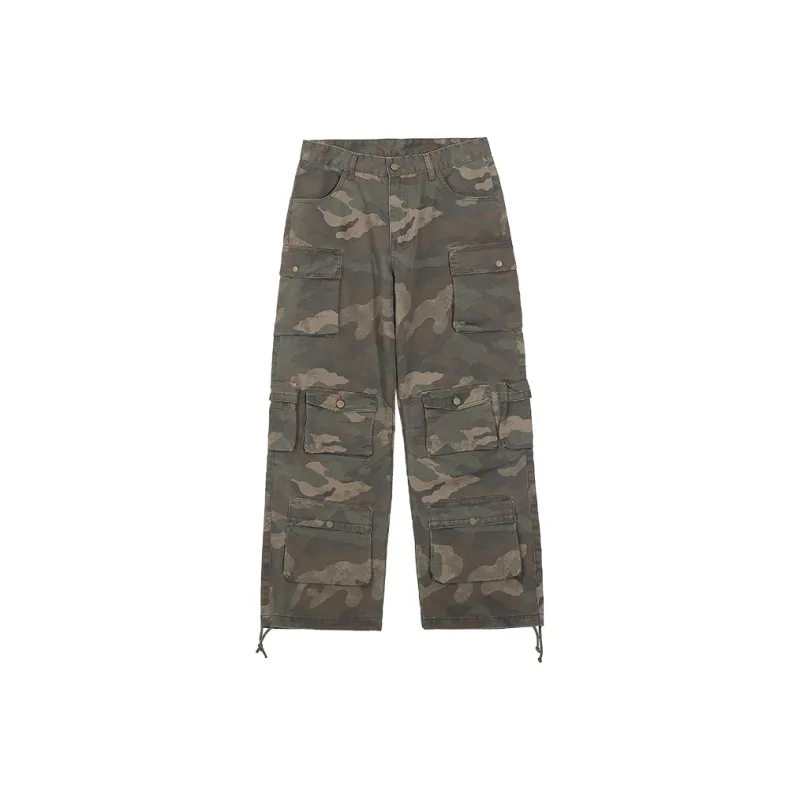 UNTILWERICH Карго штаны унисекс камуфляжные штаны